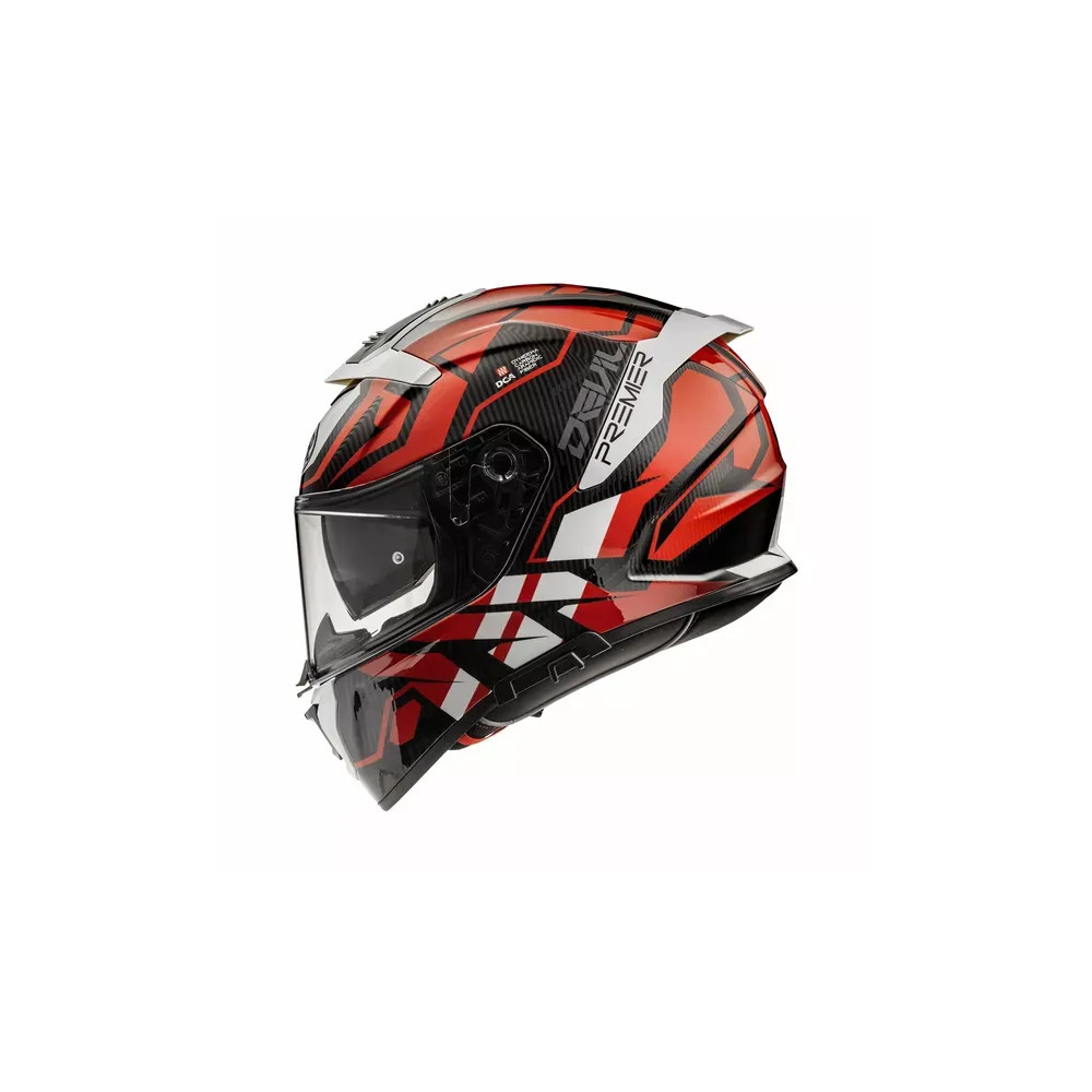 Casco Devil JC — XS, naranja, acabado brillante